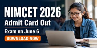 NIMCET 2026 Admit Cards Out; Exam on June 6